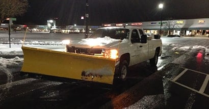 truck with snow plow