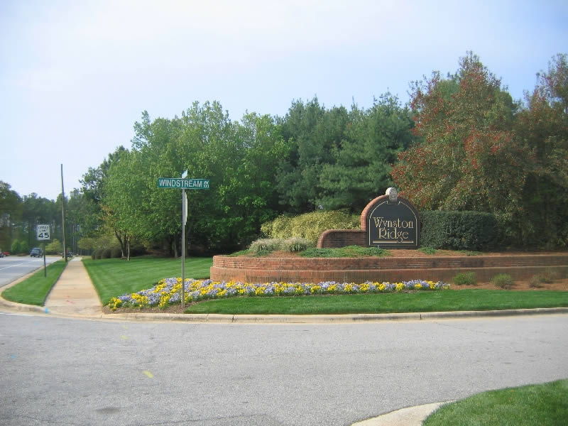Wynston Ridge landscaping project